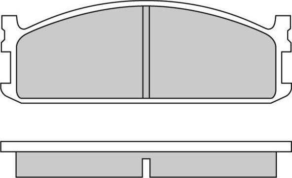 ABEX T6262 - Brake Pad Set, disc brake car-mod.net