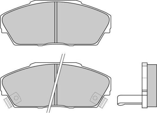 E.T.F. 12-0371 - Brake Pad Set, disc brake car-mod.net