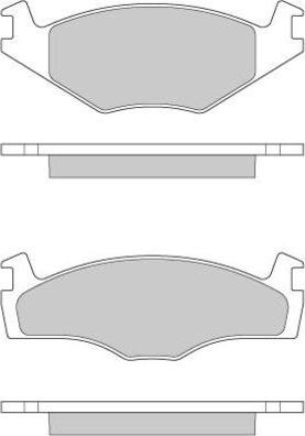 E.T.F. 12-0260 - Brake Pad Set, disc brake car-mod.net