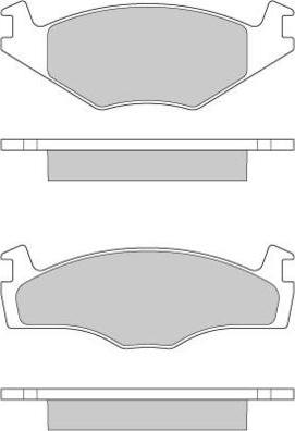 E.T.F. 12-0261 - Brake Pad Set, disc brake car-mod.net