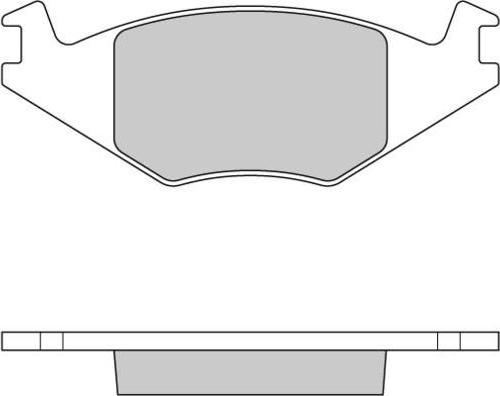 E.T.F. 12-0262 - Brake Pad Set, disc brake car-mod.net