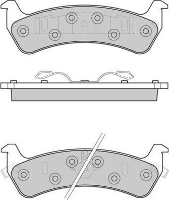 Pemebla JAPPP-998AF - Brake Pad Set, disc brake car-mod.net