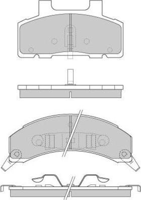 BENDIX 571520B - Brake Pad Set, disc brake car-mod.net