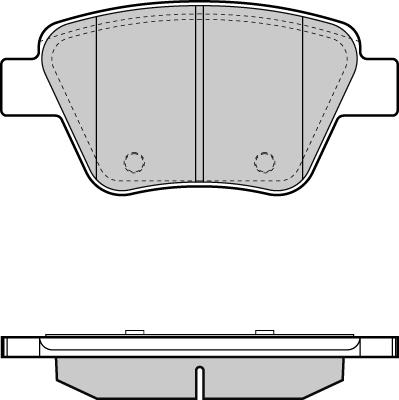 E.T.F. 12-1429 - Brake Pad Set, disc brake car-mod.net
