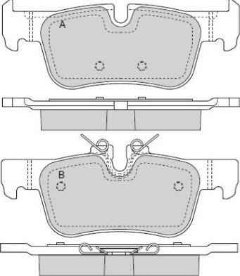 ALTE AUTOMOTIVE 138230AAL - Brake Pad Set, disc brake car-mod.net