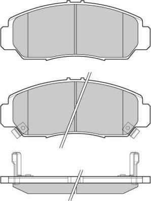 Advics SS595-S - Brake Pad Set, disc brake car-mod.net