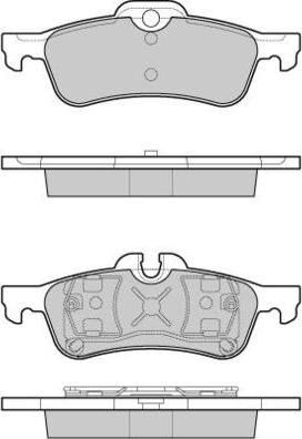 Alanko 10300490 - Brake Pad Set, disc brake car-mod.net