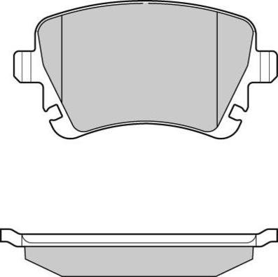 E.T.F. 12-1130 - Brake Pad Set, disc brake car-mod.net