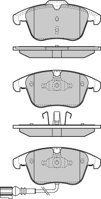 4U 22494VV - Brake Pad Set, disc brake car-mod.net