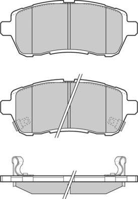 4U Autoparts 22708FR - Brake Pad Set, disc brake car-mod.net