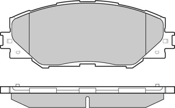 Beck/Arnley 089-1790 - Brake Pad Set, disc brake car-mod.net