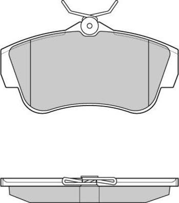 4U Autoparts 37657PU - Brake Pad Set, disc brake car-mod.net