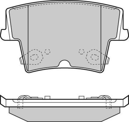 Akebono AN-4618WK - Brake Pad Set, disc brake car-mod.net