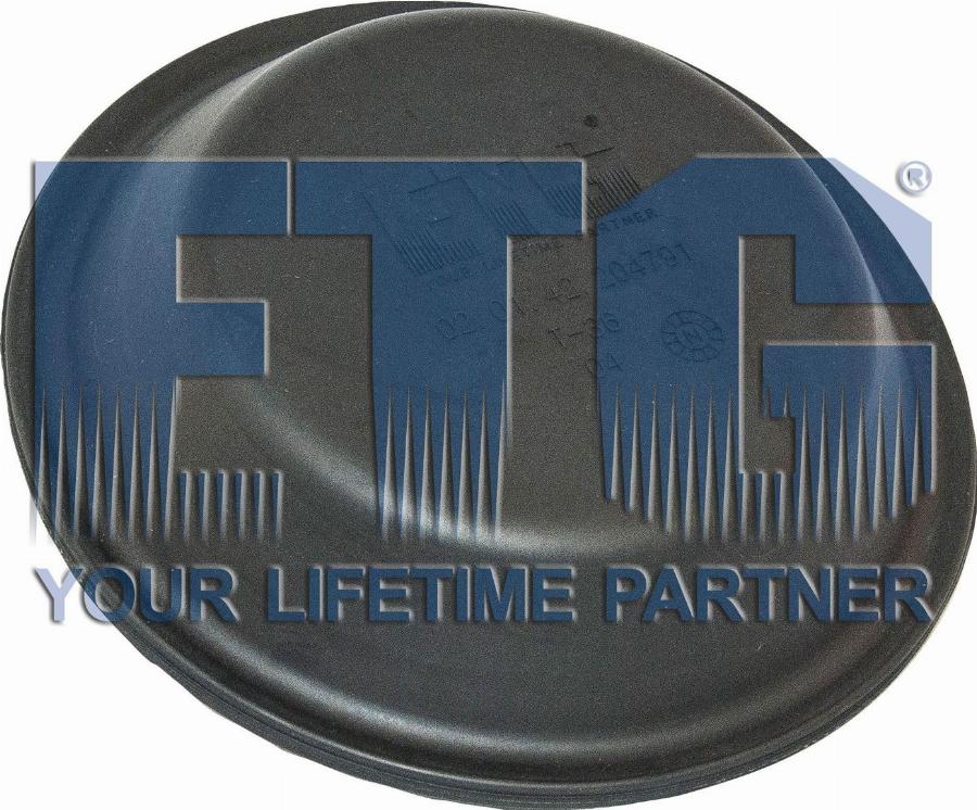 ETG Automotive 02.01.42.204791 - Diaphragm, diaphragm brake cylinder car-mod.net