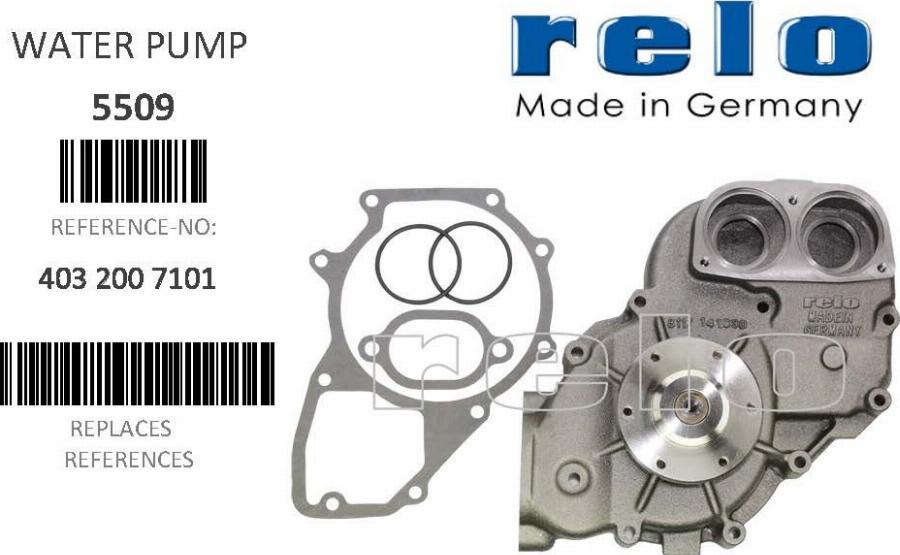 ETG Automotive 02.01.20.201466 - Water Pump car-mod.net