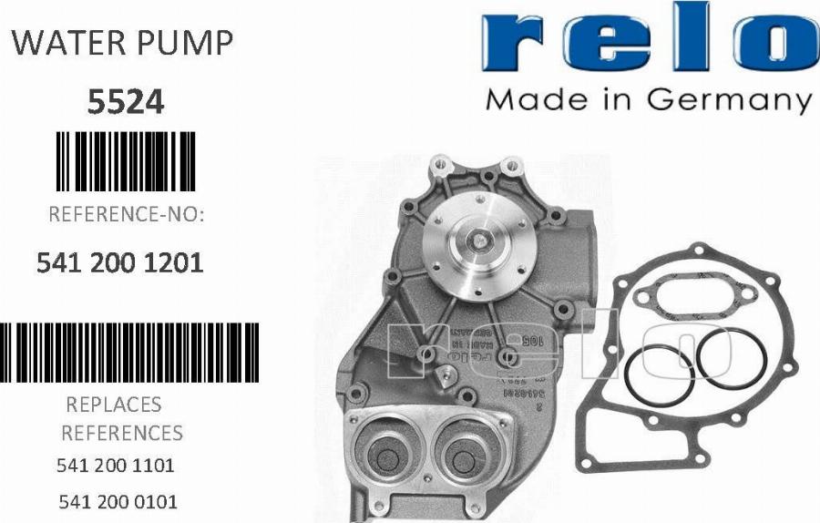 ETG Automotive 02.01.20.219209 - Water Pump car-mod.net
