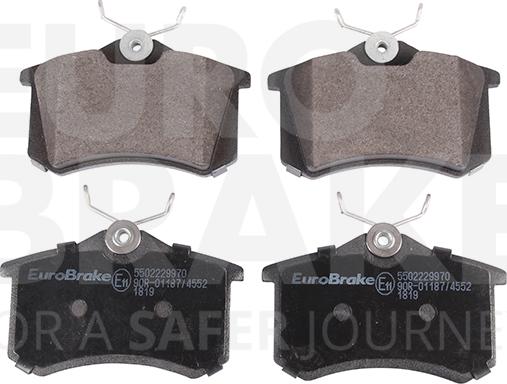 Eurobrake 5502229970 - Brake Pad Set, disc brake car-mod.net