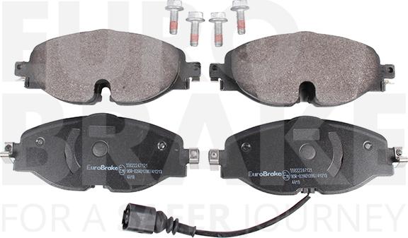 Eurobrake 55022247121 - Brake Pad Set, disc brake car-mod.net