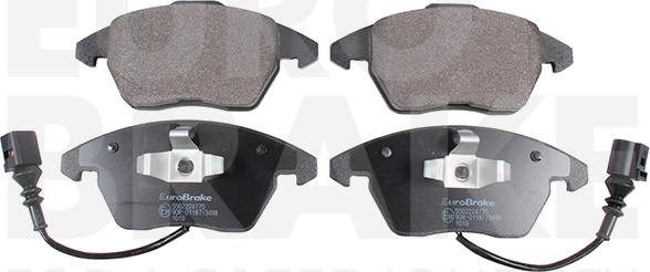 Eurobrake 5502224770 - Brake Pad Set, disc brake car-mod.net