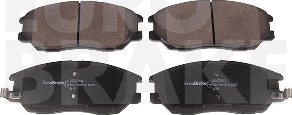 Eurobrake 5502225012 - Brake Pad Set, disc brake car-mod.net