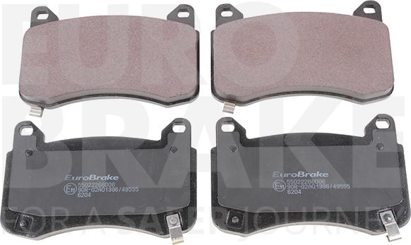 Eurobrake 55022266006 - Brake Pad Set, disc brake car-mod.net