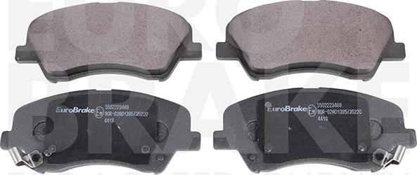 Eurobrake 5502223469 - Brake Pad Set, disc brake car-mod.net