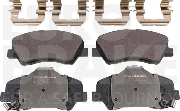Eurobrake 5502223525 - Brake Pad Set, disc brake car-mod.net