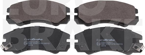 Eurobrake 5502223621 - Brake Pad Set, disc brake car-mod.net
