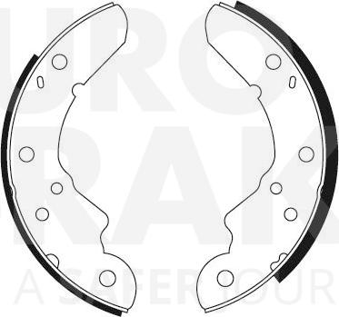 Eurobrake 58492751485 - Drum Brake Shoe Set car-mod.net