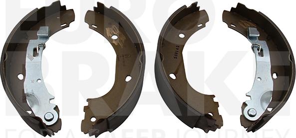 Eurobrake 58492719701 - Drum Brake Shoe Set car-mod.net