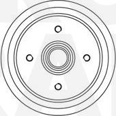 Eurobrake 5825252538 - Brake Drum car-mod.net