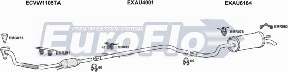 EuroFlo AUA319D 1004C - Exhaust System car-mod.net