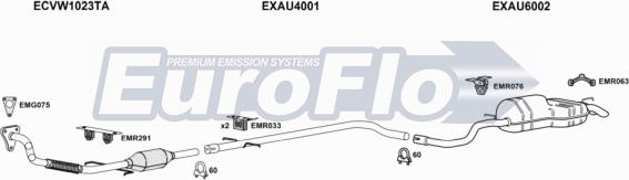 EuroFlo AUA319D 1004B - Exhaust System car-mod.net