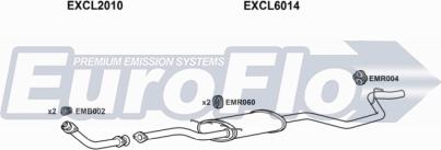 EuroFlo CLL3025D 7001B - Exhaust System car-mod.net