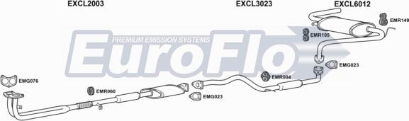 EuroFlo CLLAN15 2004 - Exhaust System car-mod.net