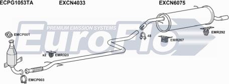 EuroFlo CNC214D 1001B - Exhaust System car-mod.net