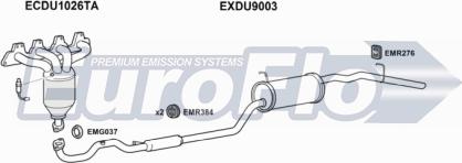 EuroFlo DUSIR10 1008 - Exhaust System car-mod.net