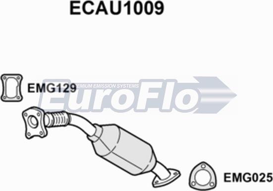 EuroFlo ECAU1009 - Catalytic Converter car-mod.net