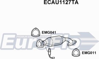 EuroFlo ECAU1127TA - Catalytic Converter car-mod.net
