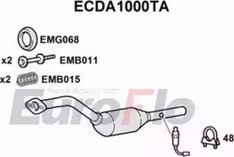EuroFlo ECDA1000TA - Catalytic Converter car-mod.net