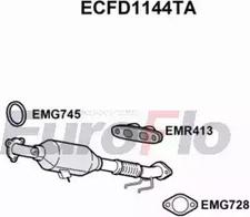 EuroFlo ECFD1144TA - Catalytic Converter car-mod.net