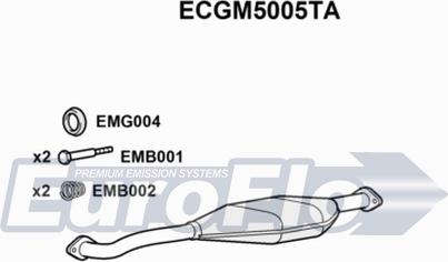 EuroFlo ECGM5005TA - Catalytic Converter car-mod.net
