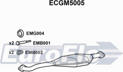 EuroFlo ECGM5005 - Catalytic Converter car-mod.net