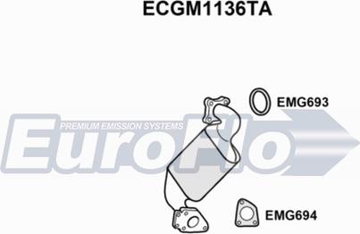 EuroFlo ECGM1136TA - Catalytic Converter car-mod.net