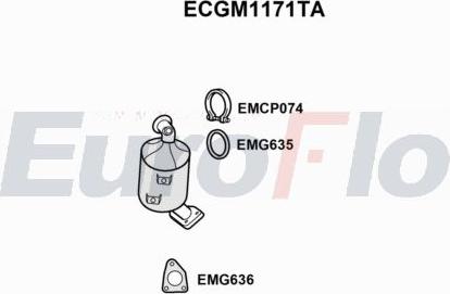 EuroFlo ECGM1171TA - Catalytic Converter car-mod.net