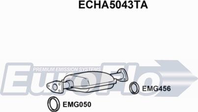 EuroFlo ECHA5043TA - Catalytic Converter car-mod.net