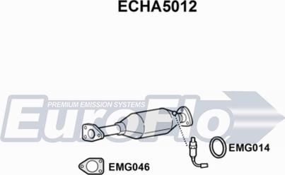 EuroFlo ECHA5012 - Catalytic Converter car-mod.net