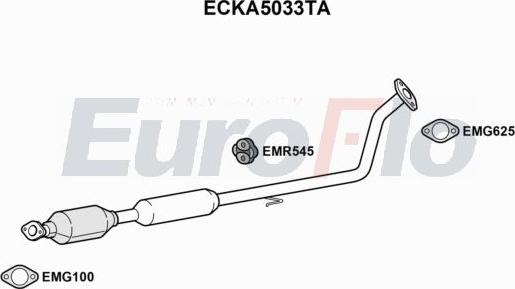 EuroFlo ECKA5033TA - Catalytic Converter car-mod.net