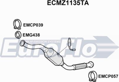 EuroFlo ECMZ1135TA - Catalytic Converter car-mod.net