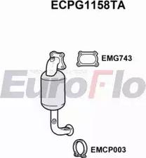 EuroFlo ECPG1158TA - Catalytic Converter car-mod.net